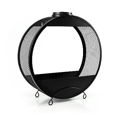 Circular flower frame wall lamp